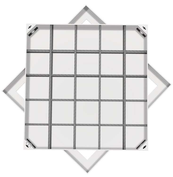 邕宁不锈钢方井展示